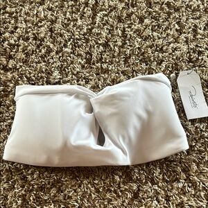 NWT Peixoto White Bandeau Top large